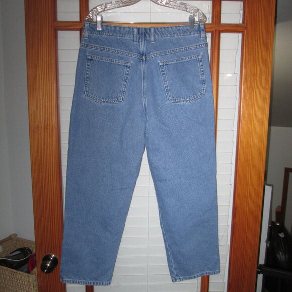 L.L. Bean Flannel Lined Jeans Women's 16 Petite 100% Cotton Vintage - Picture 2 of 9